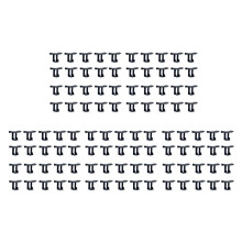 100PCS Photovoltaic Panel Drainage Buckle Surface Plate Solar Panel Water Drain Clip for Solar Panel Draining Black 30mm