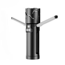 30W Ultra Bright LED Flashlight with Side Light 5500mAh Digital Display Torch Lamp for Outdoor Camping Lantern,A