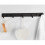 2pcs 6 Hook Kitchen Punch-Free Hook Nordic Black Space Aluminium Single Hook Simple Coat Hook Wall Hook. 6 Hooks 8