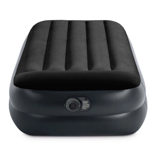 Single Air Mattress with Built-in Pump, 191x99x42 cm