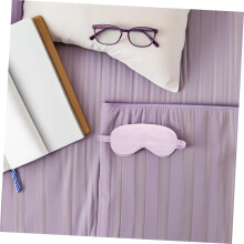Imitation Silk Eye Mask Set for Sleeping Soft Eye Cover Elastic Strap
