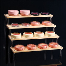 Display Stand Ladder Figure Stand Solid Wood Display Stand Figure Doll Cupcake Cosmetics Jewelry Display Stand