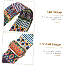 Handbag Replacement Strap Wide Shoulder Strap with Assorted Color Nylon and Metal Material Easy to Install and Sturdy