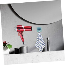 2pcs Wall Mount Hair Dryer Racks over Door Blow Dryer Holders Easy Install Elegant Storage Rack