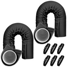 2 Packs Portable AC Hose Insulation Sleeve, Portable Air Conditioner Hose Cover Wrap for 5in&5.9in Diameter Exhaust Hose