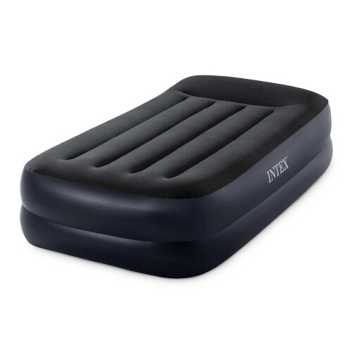 Single Air Mattress with Built-in Pump, 191x99x42 cm 2