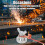 2pcs Welding Magnetic Grounding Clamp, Efficient Welding Support Clamp Tool Attachment Suction Weld Accessories 2