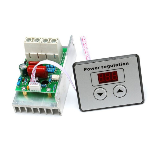 10000W Motor Speed Controller High Power AC 220V SCR Voltage Regulator Dimmer  Speed Controller,with 2