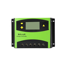 60A 12V/24V Solar Charger Controller Photovoltaic Solar Panel Battery Charger Regulator with LCD Display Dual 5V USB