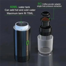 Portable Coffee Machine Wireless Electric Espresso Coffee Maker for Capsule Coffee Powder Travel Camping Coffee Maker
