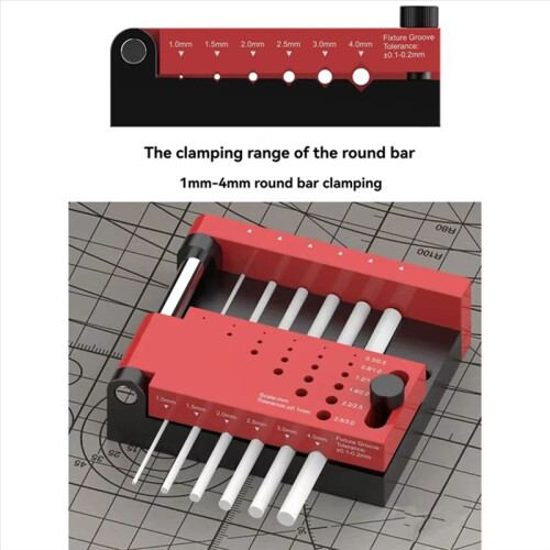 Borehole Positioner Precision Drilling for Scale Model Building Round Rod Center Locator
