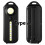 Outdoor Flashlight Pen Clip Safety Warning Light Rechargeable Flashlight Outdoor Multi-Function Shoulder Strap Light A 2