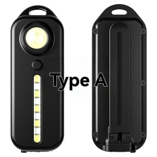 Outdoor Flashlight Pen Clip Safety Warning Light Rechargeable Flashlight Outdoor Multi-Function Shoulder Strap Light A 1