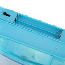 Breeding Fish Tank Aquarium Fish Tank LED Acrylic Three Divisions Breeding Isolation Box for Small Fishes