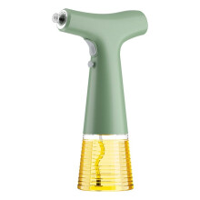 Electric Olive Oil Jug Dispenser Barbecue Kitchen Atomizer Soy Sauce Vinegar Jar Storage Bottle Green
