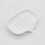Self Draining Soap Dish, Quick Drain, Bathroom Soap Dish Silicone Soap Tray for Kitchen Light Gray 2