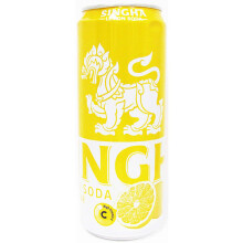 Singha Original Lemon Soda Zero Sugar 300ml (Pack of 24)