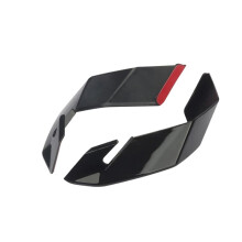 Frambeak Fram Spoiler Vinge Aerodynamisk Winglet Kit för ZX-10R ZX10R 2021-2025 Blank Svart