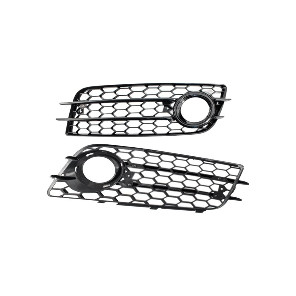 1Set Front Bumper Fog Grille 8K0807681c 8K0807682c For A4 B8 S4 Light 6031707215200