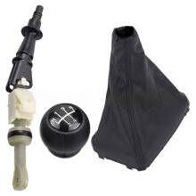 Pomello del Cambio A 5 Marce con Copertura Stivale per Corsa C 2001-2006 Combo C 2001-2011 Tigra B 2004-2012