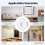Zigbee Temperature and Humidity Sensor  Temperature Humidity Detector with for EWelink App Control 8