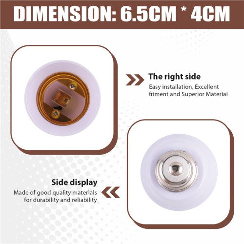 E14-E27 LED Light Lamp Screw Bulb Socket Adapter Converter 2