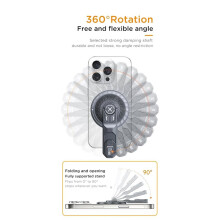 For Phone Grip Magnetic Phone Holder 360 Rotating Detachable Stress Relief Phone Holder