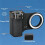 PH-80 Magnetic  Camera Grip with Remote Shutter Remote Control Universal Selfie Stick Stabilizer for Phones 7