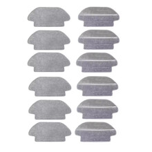 12 PCS Cleaning Rag for Mijia Mop 2 Pro/STYTJ02YM 2S / 3C / Conga 3490 V2 PRO/V3 SE Robot Vacuum