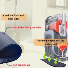 2Pcs Sliding Pad for Slushie FS301 Maker, Drink Machine Quickly Slide, Accessories for Slushie