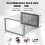 Shoe Storage Box, Clear Transparent Shoe Storage Boxes Hard Plastic Stackable Organiser Containers Bins Grey 6