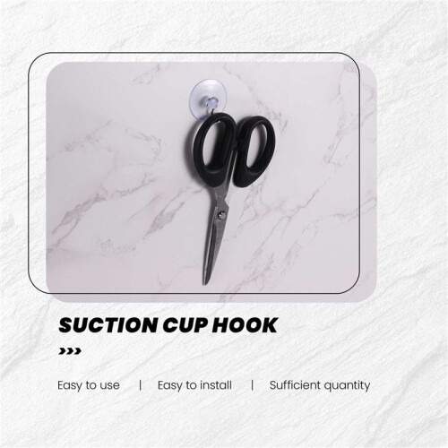 suction sucker window hooks clear wire hook 32MM ( pack of 10 ) 2