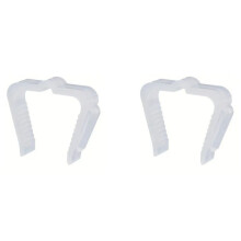 100 Pcs Christmas Light Hanger Hooks 1 5/8 Inch Fascia Boards Clips Plastic Outdoor Holiday Light Clip
