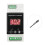LED Rail Thermostat AC220V 2-Way Relay Din Rail Mounted Controller Heating and Cooling Temperature Alarm Controller A 1