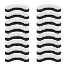 Cat Water Fountain Filters for NPET WF050 & WF100 Arc-Shaped Foam Sponge for Pet Water Fountain Filter 16PCS
