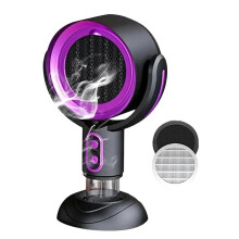 Purifier Fan, Removable and Washable Filter Portable Smokeaway Fan for Smoke, Smoke Away Purifier Fan,Black &