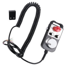 Universal Cnc 4 Axis Mpg Pendant Hand Wheel 100 Pulse 5V & Emergency Stop Cnc Router Handwheel 4Axis Type