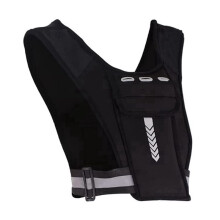 Vest voor Hardlooptelefoonhouder, Telefoonhouder voor op de Borst Training Reflecterend Hardloopvest Verstelbare Tailleband Sportjoggingvest