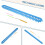 Rectangle Looms for Scarf Weaving with Hook and Knitting Device, 58cm 2