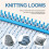 Rectangle Looms for Scarf Weaving with Hook and Knitting Device, 58cm 3