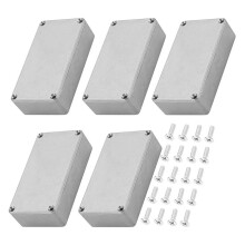 5PCS Guitar Effect Pedal Enclosure 1590B Aluminum Diecast Stomp Box Toggle Box Case
