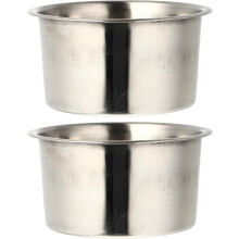 2pcs Stainless Steel Wax Melting Pot Double Boiler Outer Pot for Candle and Soap Making DIY Craft Sturdy Melting Bowl Suitable for Handmade