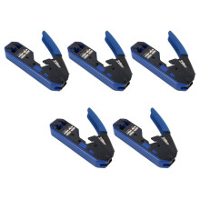 5X RJ45 Tool Network Crimper Rj45 Crimping Tool Stripper Cutter for Rj45 Cat6 Cat5E Cat5 Rj11 Rj12 Connector