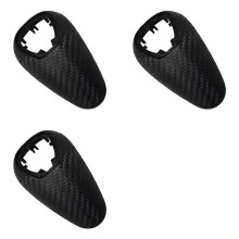 3X Auto Pookknop Hoofd Cover Trim voor M2 F87 M3 F80 M4 F82 F83 M5 F10 Geweven Koolstofvezel
