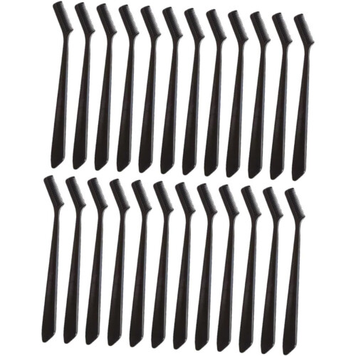30pcs Household Eyebrow Brush Portable Eyelash Comb Small Makeup Tools