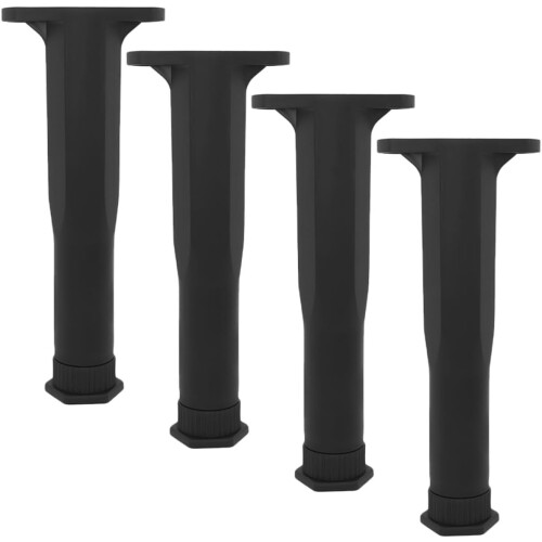 Adjustable Height Bed Frame Support Legs 4pcs with T-Shaped Design Heavy Duty Pp Material Bed Frame Replacement Parts