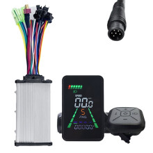 L5 Mountain E-Bike LCD Display Meter+36V/48V 350W Motor UART Electric Scooter LCD Speedometer 24V/36V/48V/60V 6PIN