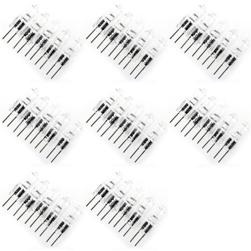 40 X G4 20W 12V Clear Halogen Capsule Lamp Light Bulbs