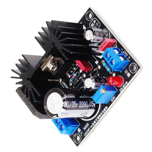 Adjustable Linear Regulated Power Supply Board LM338 5A Output Filament Voltage Regulation DIY Electronics Kit 2