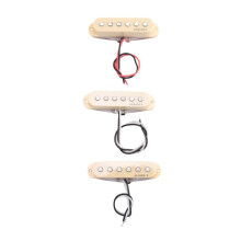Alnicov 3PCS Guitar Pickup Single Coil Humbucker Pickups Neck Middle Bridge Set for ST Beige Guitar Accessories